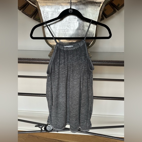 Plant Gold sheer sleeveless To Size M - Picture 1 of 6